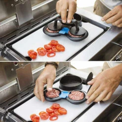 2 Presses à Burger Antiadhésives - Napoleon -Cuisine BBQ 2 presses burger plastique napoleon 0629162700605 2