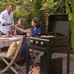 Combo Plancha Gaz Amalia 360 Black Edition (chariot + Capot) - Le Marquier -Cuisine BBQ amalia black edition 360 le marquier 3339380164444 2