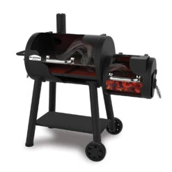 Barbecue Charbon Smoke Offset 500 - Broil King -Cuisine BBQ barbecue charbon broil king smoke off set 500 0062703580500 4