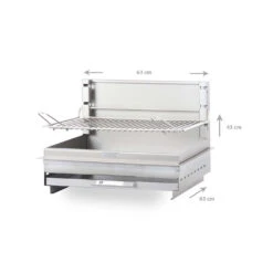 Barbecue Charbon Encastrable Montory Inox Marin - Le Marquier -Cuisine BBQ barbecue vintage montory 61 x 40 inox le marquier 3339380062702 2