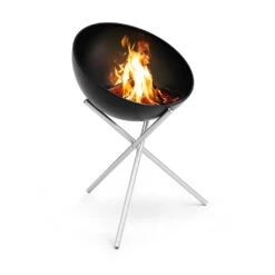 Brasero Rond En Acier émaillé Bowl + Trépied + Plancha - Höfats -Cuisine BBQ bowl hofats pied haut plancha 4260447331020 8