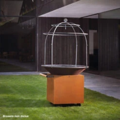 Cage De Cuisson Brasero Classic 120 + PRO - Ofyr 5 Cage De Cuisson Brasero Classic 120 + PRO - Ofyr -Cuisine BBQ cage cuisson acier 120 6019914756716 2