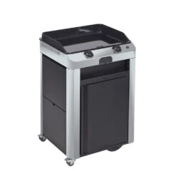 Combo Plancha Gaz Fusion 60 Inox Marin 2 Brûleurs Avec Chariot - ENO -Cuisine BBQ combo fusion 60 inox eno 3224780043386 3