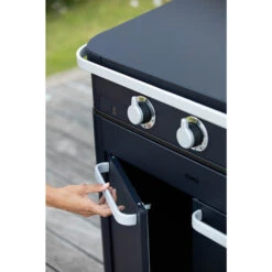 Combo Plancha Gaz Enosign 65 Bleu (Chariot Et Capot) - ENO* -Cuisine BBQ combo plancha enosign 65 bleu capot eno chariot 3224780040040 3