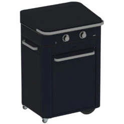 Combo Plancha Gaz Enosign 65 Bleu (Chariot Et Capot) - ENO* -Cuisine BBQ combo plancha enosign 65 bleu capot eno chariot 3224780040040 5