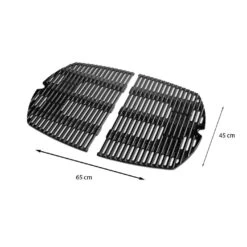Grille De Cuisson Fonte émaillée Q300/Q3000 - Weber 6 Grille De Cuisson Fonte émaillée Q300/Q3000 - Weber -Cuisine BBQ grille de cuisson pour q300 barbecue a gaz weber 0077924038853 2