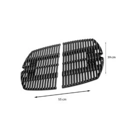 Grille Fonte émaillée Weber Q200/Q2000 - 2 Parties - Weber 8 Grille Fonte émaillée Weber Q200/Q2000 - 2 Parties - Weber -Cuisine BBQ grille fonte emaille q2000 q200 2 parties weber 0077924038846 2