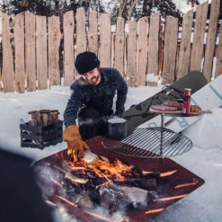 Grille Brasero ⌀55 Cm Inox Pour Triple Höfats -Cuisine BBQ grille inox brasero triple hofats 55 cm 4260447330467 4