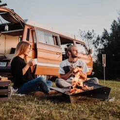 Brasero Corten Triple ⌀65 Cm - Höfats -Cuisine BBQ hofats triple 65 4260447330429 3