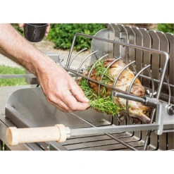 Barbecue Charbon Irissarry Inox + Tournebroche - Le Marquier 5 Barbecue Charbon Irissarry Inox + Tournebroche - Le Marquier -Cuisine BBQ irissarry inox a poser le marquier 3339380060333 2