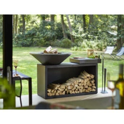 Brasero OFYR Island Noir 100 Céramique + Housse 10 Brasero OFYR Island Noir 100 Céramique + Housse -Cuisine BBQ island noir 100 100 ceramique gris fonce 2020000019985 3