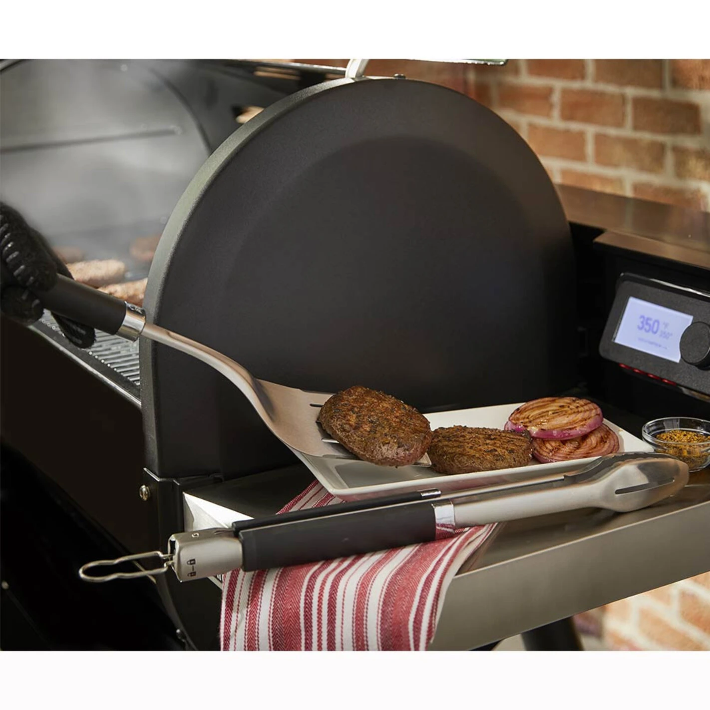 Kit 2 Ustensiles Pince + Spatule Précision - Weber 3 Kit 2 Ustensiles Pince + Spatule Précision - Weber – Image 3