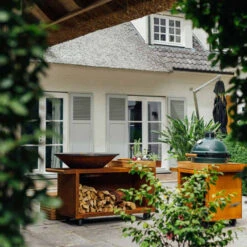 Brasero Plancha Island Corten PRO 100 Bois De Teck + Housse - Ofyr 11 Brasero Plancha Island Corten PRO 100 Bois De Teck + Housse - Ofyr -Cuisine BBQ ofyr island pro 100 teck 2020000022121 4