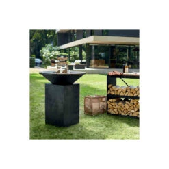 Pack Brasero Classic 100 Noir + Couvercle - OFYR -Cuisine BBQ pack brasero plancha classic 100 noir couvercle 2020000033677 2