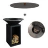 Pack Brasero Storage 85 Noir + Couvercle - OFYR