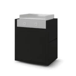 Pack Plancha Gaz Modern 60 Noir - Forge Adour -Cuisine BBQ pack modern 60 noir couvercle chariot 2020000034032 3