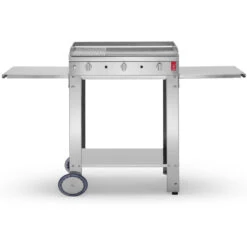 Pack Plancha Gaz Chef 80 Lisse + Chariot - Planet -Cuisine BBQ pack plancha gaz chef 80 lisse chariot planet 2020000031956 2