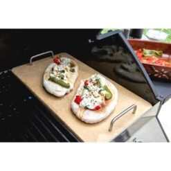 Pierre à Pizza Méridian / Titan Rectangle + Poignées - Cadac -Cuisine BBQ pierre pizza rectangulaire pour bbq meridian titan cadac 6001773983945 2