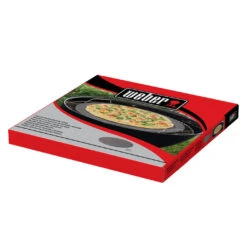 Grande Pierre à Pizza Ronde émaillée ⌀36,5 Cm - Weber -Cuisine BBQ pierre pizza ronde 36 cm emaillee weber 0077924189081 2