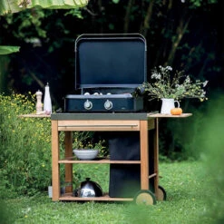 Plancha Gaz Enosign 65 Bleue Navy Avec Capot - ENO* -Cuisine BBQ plancha enosign 65 bleue navy capot gaz eno 3224780040088 6