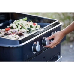 Plancha Gaz Enosign 65 Bleue Navy Avec Capot - ENO* -Cuisine BBQ plancha enosign 65 bleue navy capot gaz eno 3224780040088 8