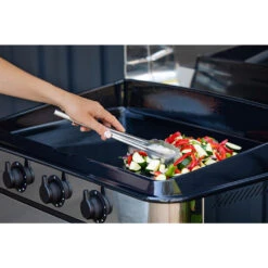 Plancha Gaz Enosign 80 Inox Avec Capot - ENO* -Cuisine BBQ plancha enosign 80 inox capot eno 3224780040071 5