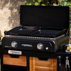 Plancha Gaz Blue Flame LXD Twin + Couvercle - Campingaz -Cuisine BBQ plancha gaz blue flame lxd twin campingaz 3138522119416 5