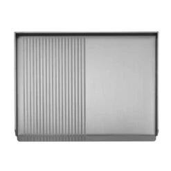 Plancha Gaz Chef 55 Lisse Rainurée - Planet -Cuisine BBQ plancha inox chef 55 gaz lisse rainuree 8033945788834 2