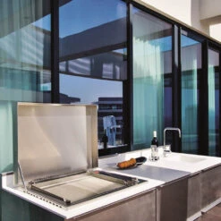 Plancha Gaz Encastrable Oasi 55 Lisse Rainurée - Planet 7 Plancha Gaz Encastrable Oasi 55 Lisse Rainurée - Planet -Cuisine BBQ plancha planet inox gaz oasi 55 lisse rainuree 8033945789046 3