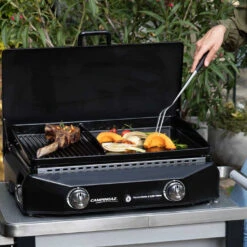 Plancha Gaz Sorio 2 LXD Twin - Campingaz* -Cuisine BBQ plancha sorio 2 lxd twin campingaz 3138522117993 4