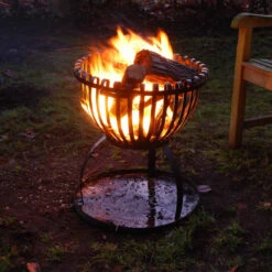 Plateau à Cendres Rond Braséro - Esschert Design -Cuisine BBQ plateau a cendres rond pour brasero 8714982044595 3