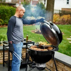 Barbecue Kamado Summit E6 - Weber -Cuisine BBQ summit kamado e6 0077924159152 4