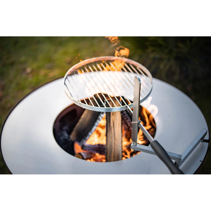 Grille Brasero En Inox ø38cm + Support - Feu Du Jardin 2 Grille Brasero En Inox ø38cm + Support - Feu Du Jardin – Image 2