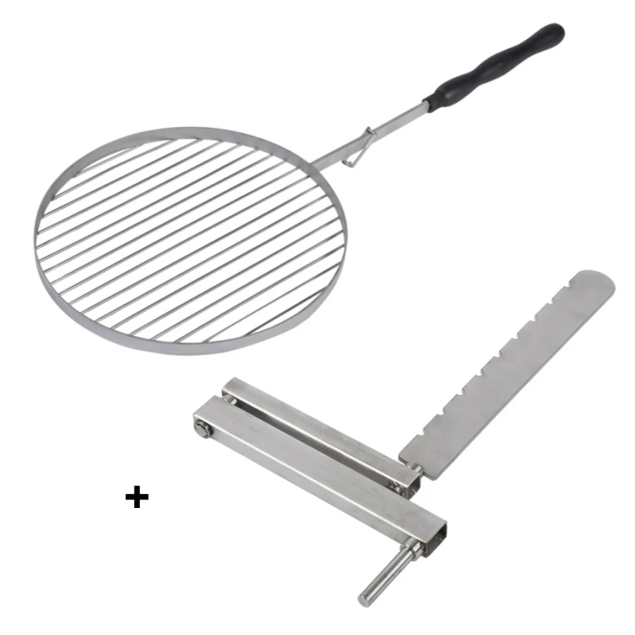 Grille Brasero En Inox ø38cm + Support - Feu Du Jardin 1 Grille Brasero En Inox ø38cm + Support - Feu Du Jardin