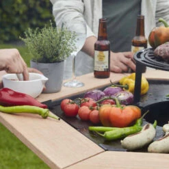 Table D’appoint En Bois Brasero Nestor - Barbecook -Cuisine BBQ table appoint nestor barbecook 5404035708088 2