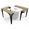 Tables Acacia En L (x2) Pour Brasero Plancha - Le Gooker