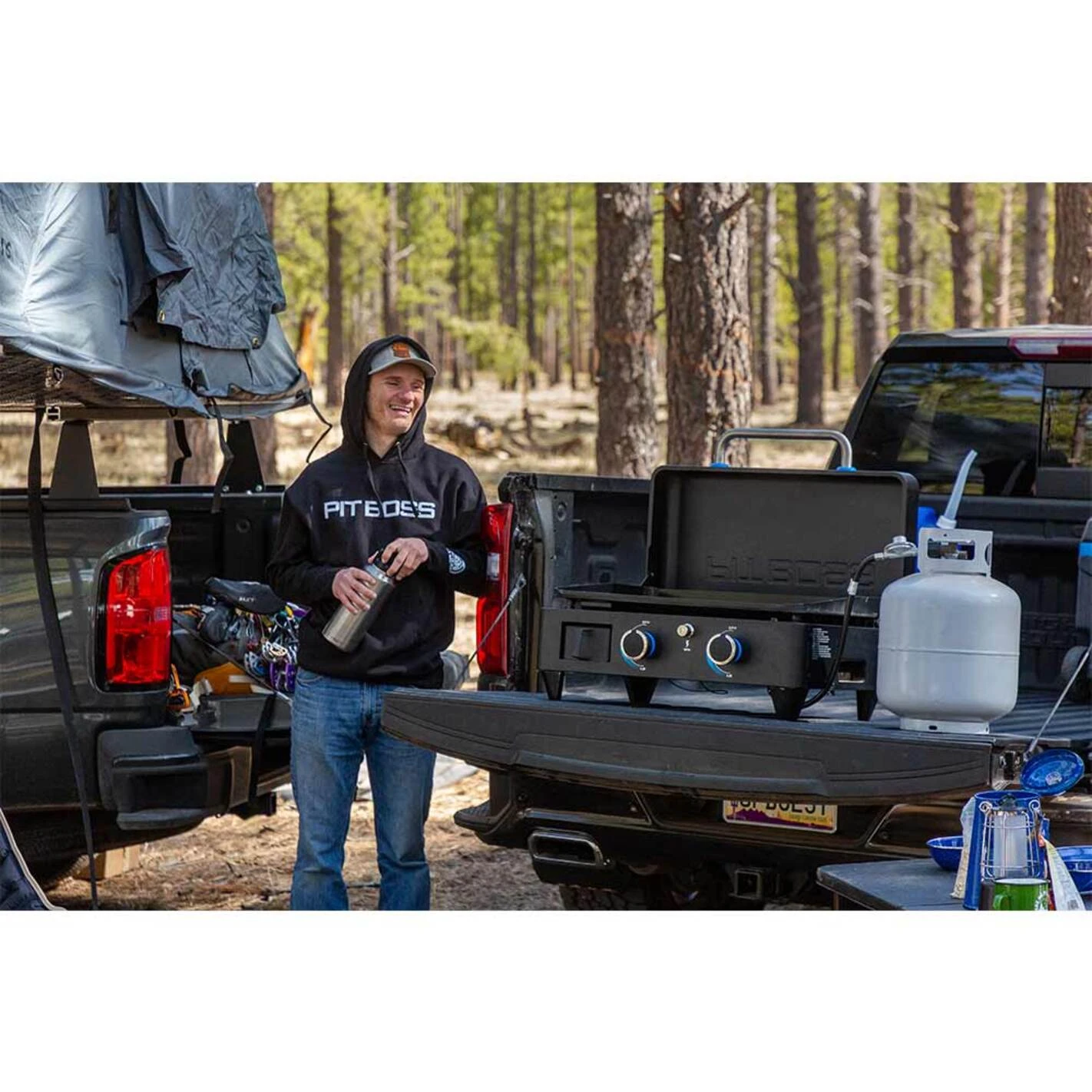 Plancha Gaz Ultimate 2 Brûleurs + Chariot - Pit Boss* 4 Plancha Gaz Ultimate 2 Brûleurs + Chariot - Pit Boss* – Image 4